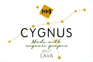 1+1=3 CYGNUS Cava Brut Organic Sparkling Wine