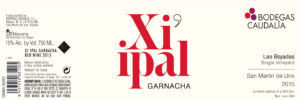 Bodegas Caudalia Xi ipal Garnacha