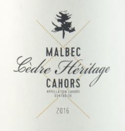 Cedre Heritage Malbec Cahors