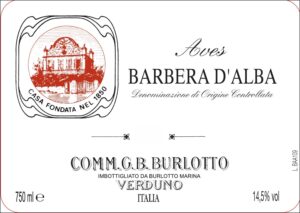Comm. G.B. Burlotto Barbera d Alba doc Rosso AVES