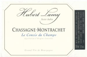 Domaine Hubert Lamy Chassagne-Montrachet Le Concis du Champs BLANC 15