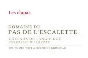 Domaine Le Pas de l Escalette Les Clapas Rouge 17