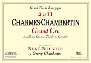 Domaine Rene Bouvier Charmes Chambertin Grand Cru 14