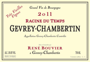 Domaine Rene Bouvier Gevrey-Chambertin Racine du Temps