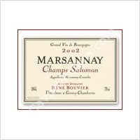 Domaine Rene Bouvier Marsannay Champs Salomon