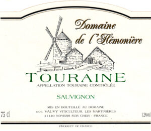 Domaine de l Hemoniere Sauvignon Blanc Touraine