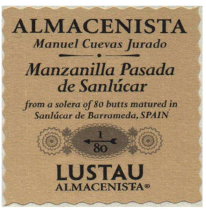 Emilio Lustau Almacenistas Manzanilla Pasada de Sanlucar Cuevas Jurado 1/80