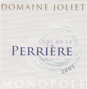 Fixin 1er Cru Clos de la Perriere Blanc Manoir de la Perriere