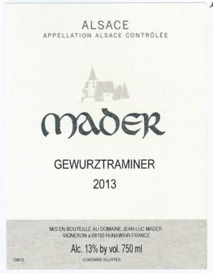 Jean Luc Mader Gewurztraminer