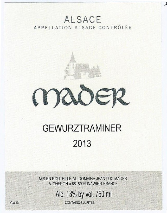 Jean Luc Mader Gewurztraminer