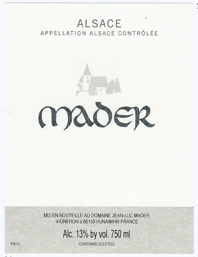Jean Luc Mader Pinot Gris