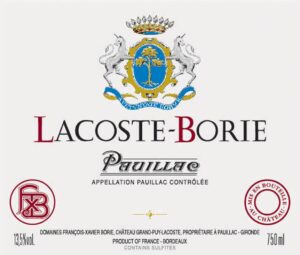 Lacoste Borie Pauillac Red Chateau Grand Puy Lacoste