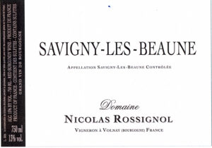 Nicolas Rossignol Savigny les Beaune 1er Cru Fourneaux