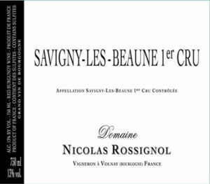 Nicolas Rossignol Savigny les Beaune 1er Cru