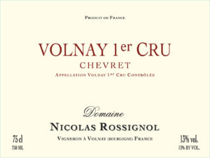 Nicolas Rossignol Volnay 1er Cru Chevret 13