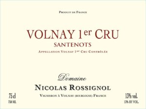 Nicolas Rossignol Volnay 1er Cru Santenots 13