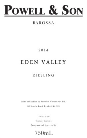 Powell and Son Eden Valley Riesling