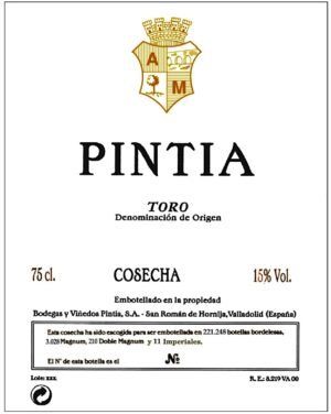 Toro Red Bodegas Pintia 14