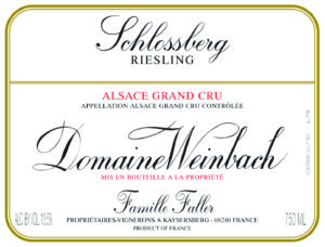 Weinbach Riesling Grand Cru Schlossberg