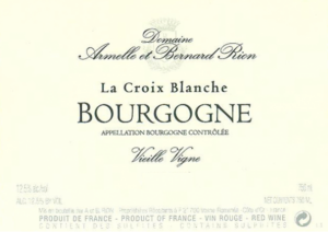 Domaine Armelle et Bernard Rion Bourgogne Rouge La Croix Blanche