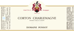 Domaine Ponsot Corton Charlemagne Grand Cru