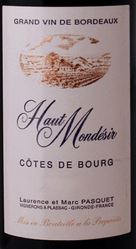 Haut Mondesir Cotes de Bourg 15