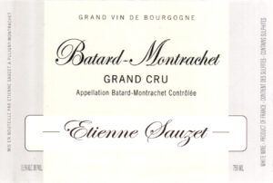 Sauzet Batard Montrachet Grand Cru