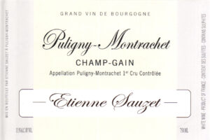 Sauzet Puligny Montrachet 1ER Cru Champ Gain