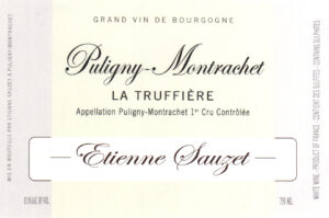 Sauzet Puligny Montrachet 1er CRU la Truffiere