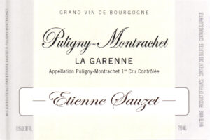 Sauzet Puligny Montrachet 1er Cru La Garenne