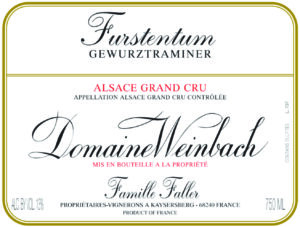 Weinbach Gewurztraminer Furstentum Grand Cru