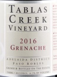 Tablas Creek Grenache Paso Robles