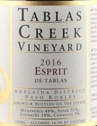 Tablas Creek Esprit de Tablas Rouge Paso Robles