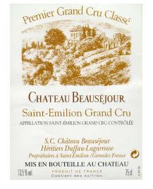 Chateau Beausejour Duffau Saint Emilion Grand Cru Classe