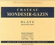 Chateau Mondesir-Gazin Blaye