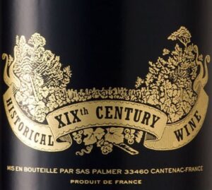 Chateau Palmer Historical XIX Century Blend