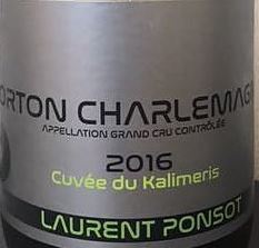 Domaine Laurent Ponsot Corton Charlemagne Grand Cru Cuvee Du Kalimeri
