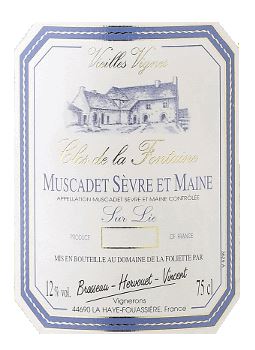Clos de la Fontaine Muscadet De Sevre et Maine Sur Lie