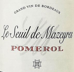 Le Seuil de Mazeyres Pomerol Red
