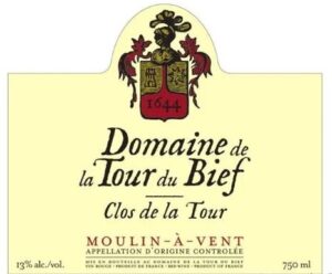 Domaine de La Tour du Bief Moulin-a-Vent