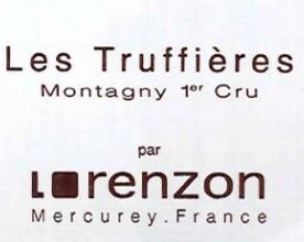 Bruno Lorenzon Montagny 1er Cru Les Truffieres BLANC 18